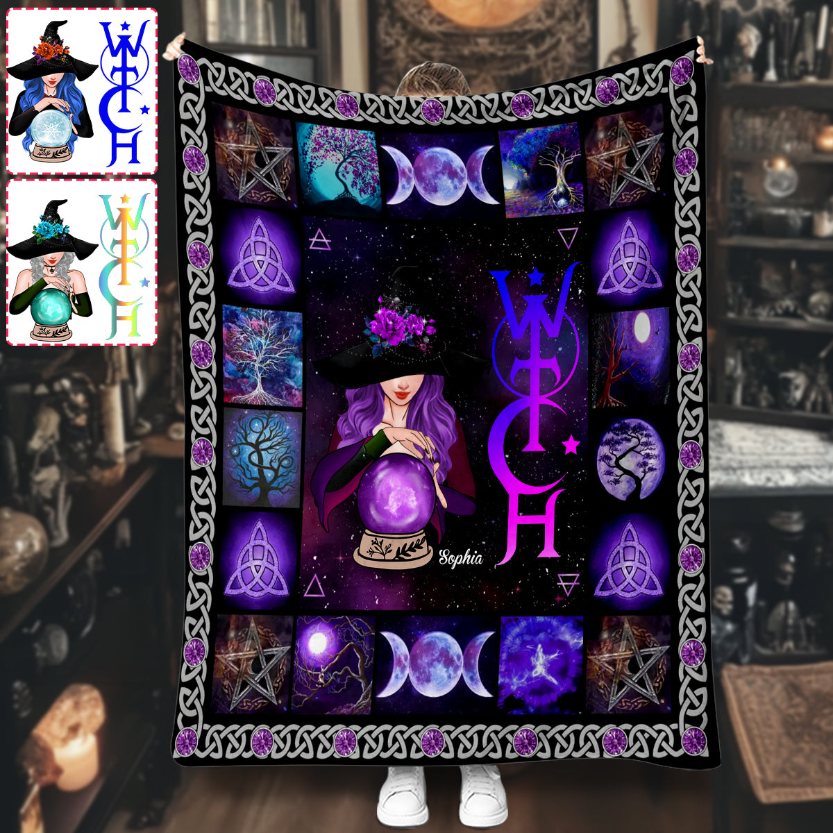 Wicked Witch - Personalized Witch Blanket