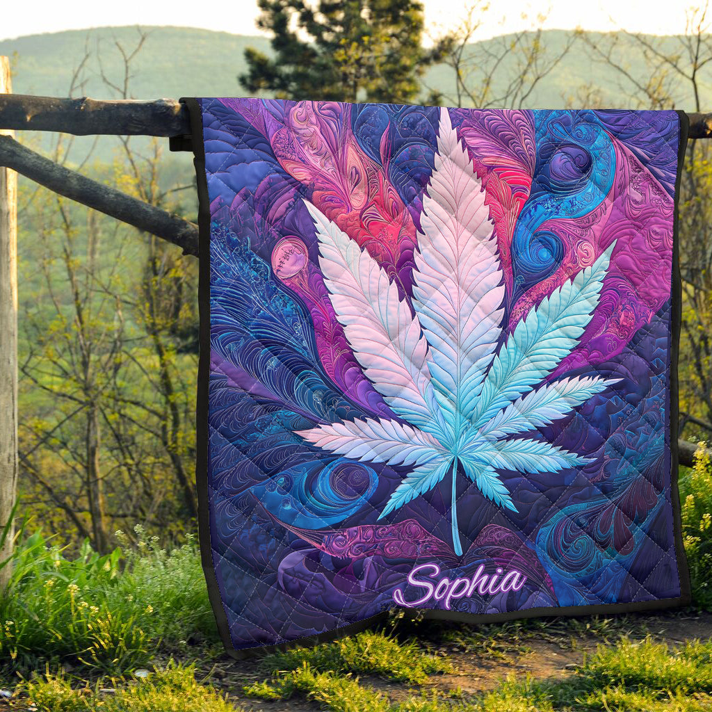 Wunderschöne Cannabis-Personalisierte Weed-Decke