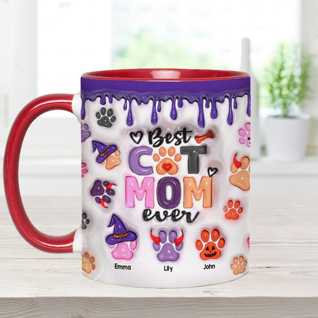 Die beste Hundemama, Katzenmama, Hundepapa, Katzenpapa aller Zeiten – personalisierte Tasse mit Hundemotiv