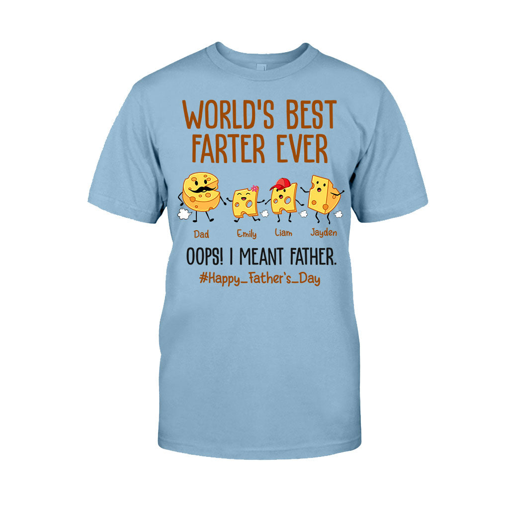 World's Best Farter Funny Cheese - Personalized Father T-shirt And Hoodie