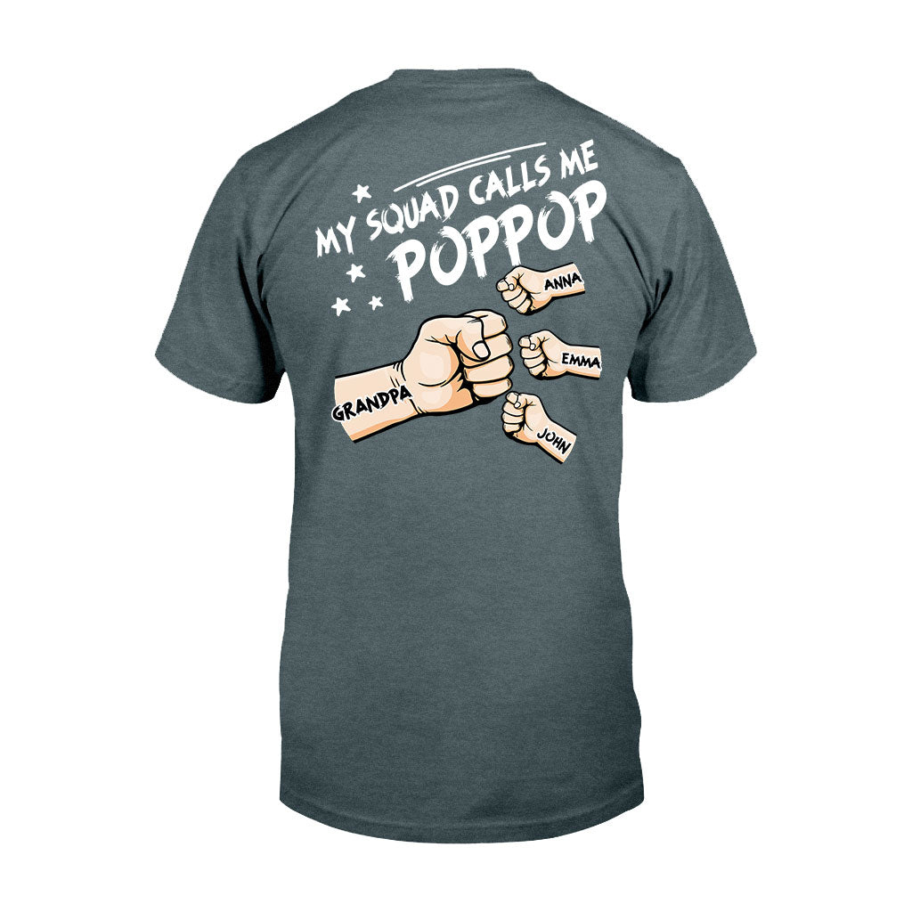 My Squad Calls Me Poppop - Personalized Grandpa T-shirt and Hoodie