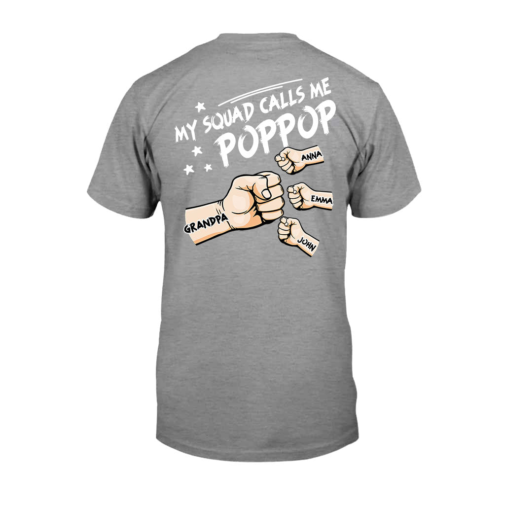 My Squad Calls Me Poppop - Personalized Grandpa T-shirt and Hoodie