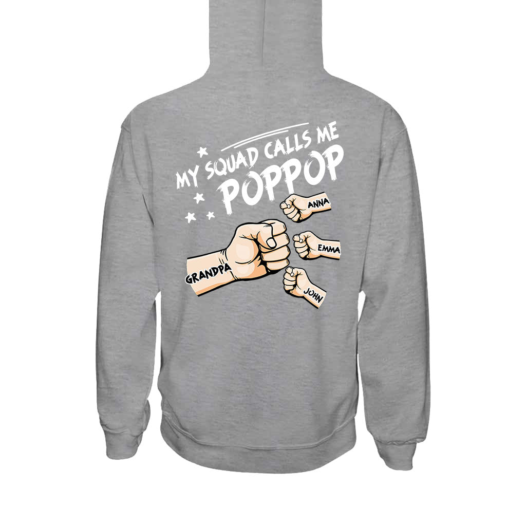 My Squad Calls Me Poppop - Personalized Grandpa T-shirt and Hoodie
