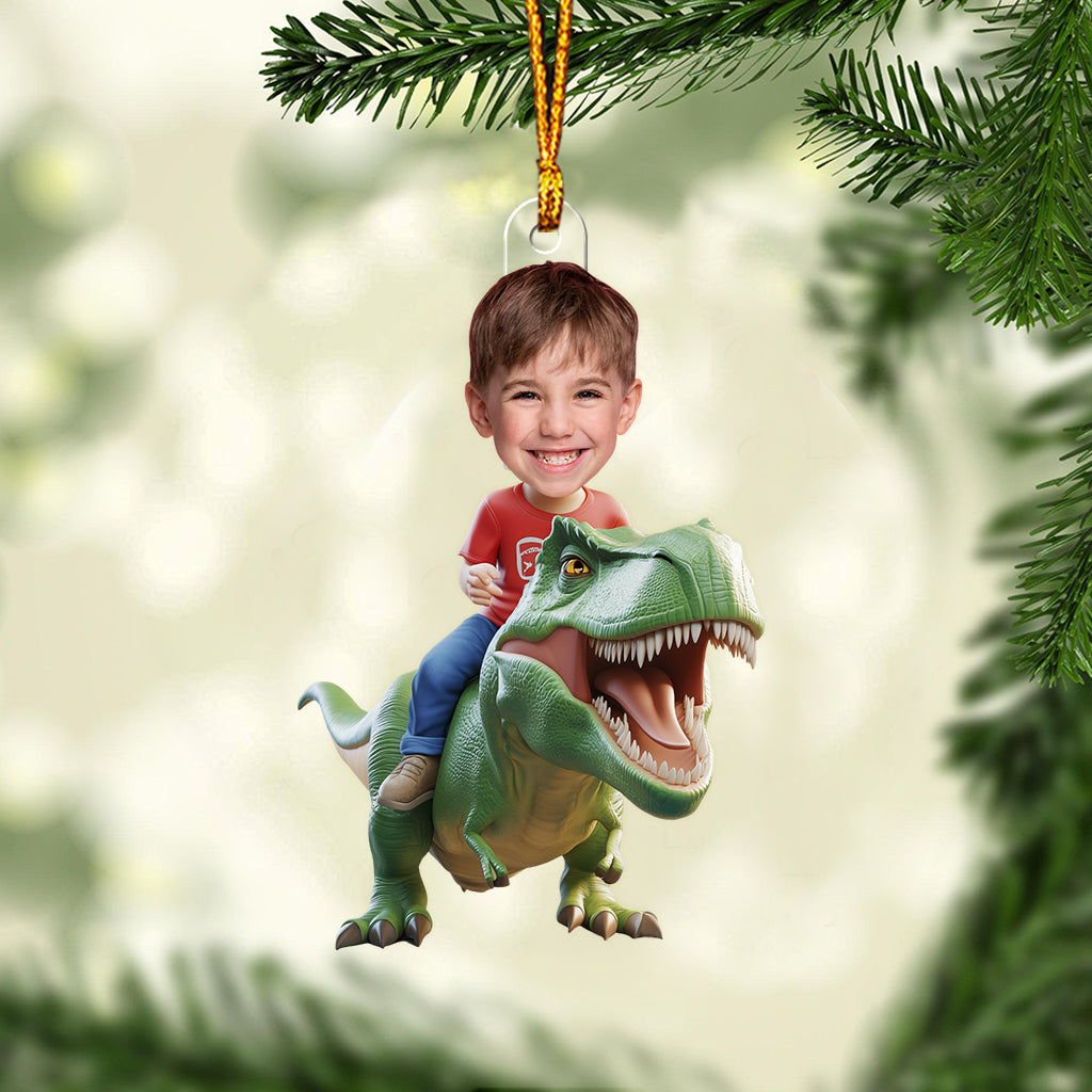 Dinosaures - Ornement personnalisé pour enfant en forme de dinosaure
