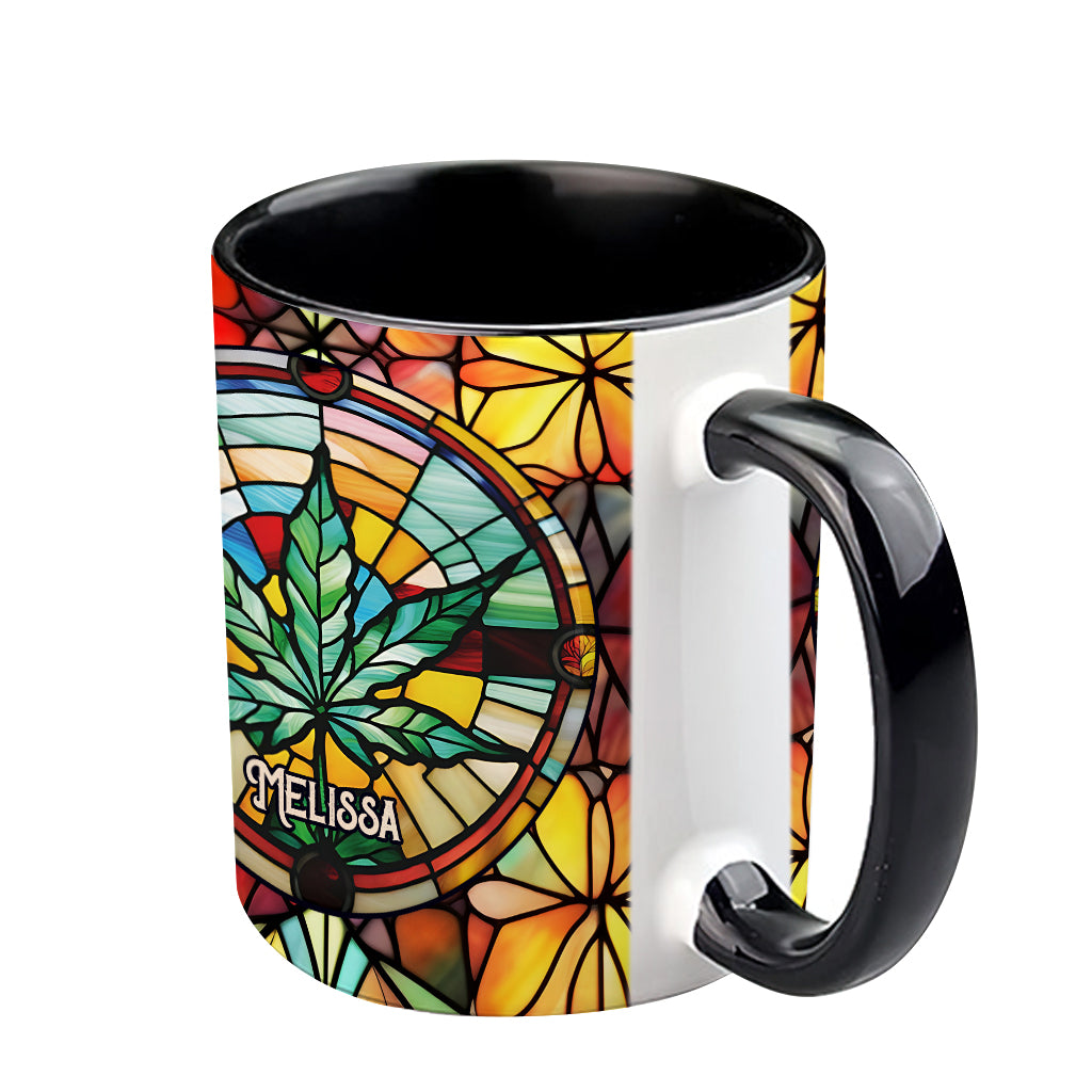 Il est 420 quelque part - Mug personnalisé avec une touche cannabis