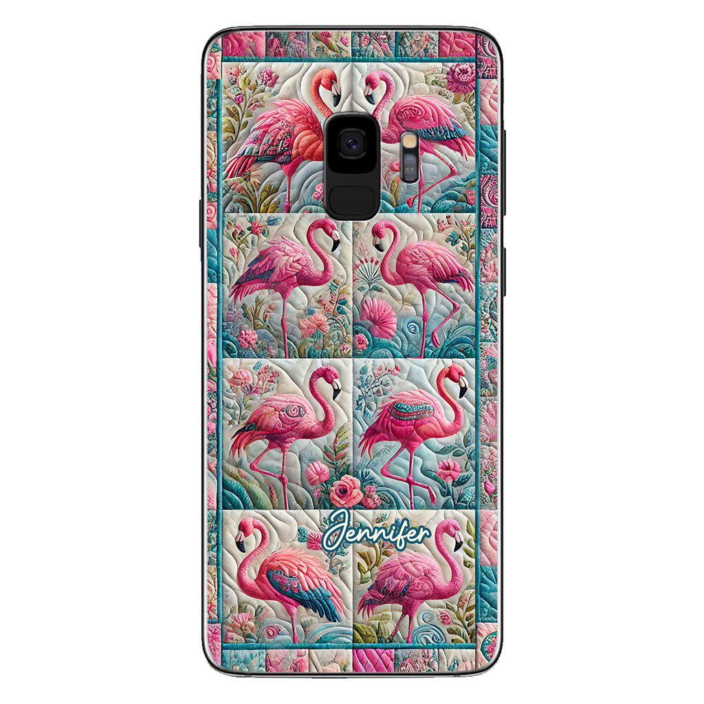 Vintage Flamingo - Personalized Flamingo Phone Case