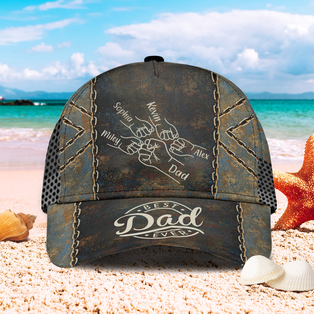 Best Dad Ever Fist - Personalized Father Classic Cap