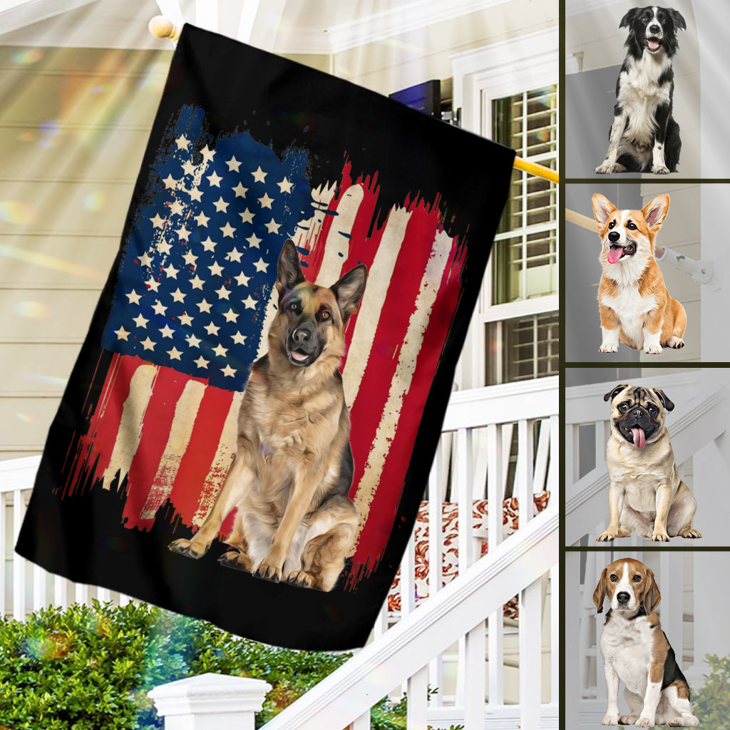 Welpenflagge - Personalisierte Hundehüttenflagge