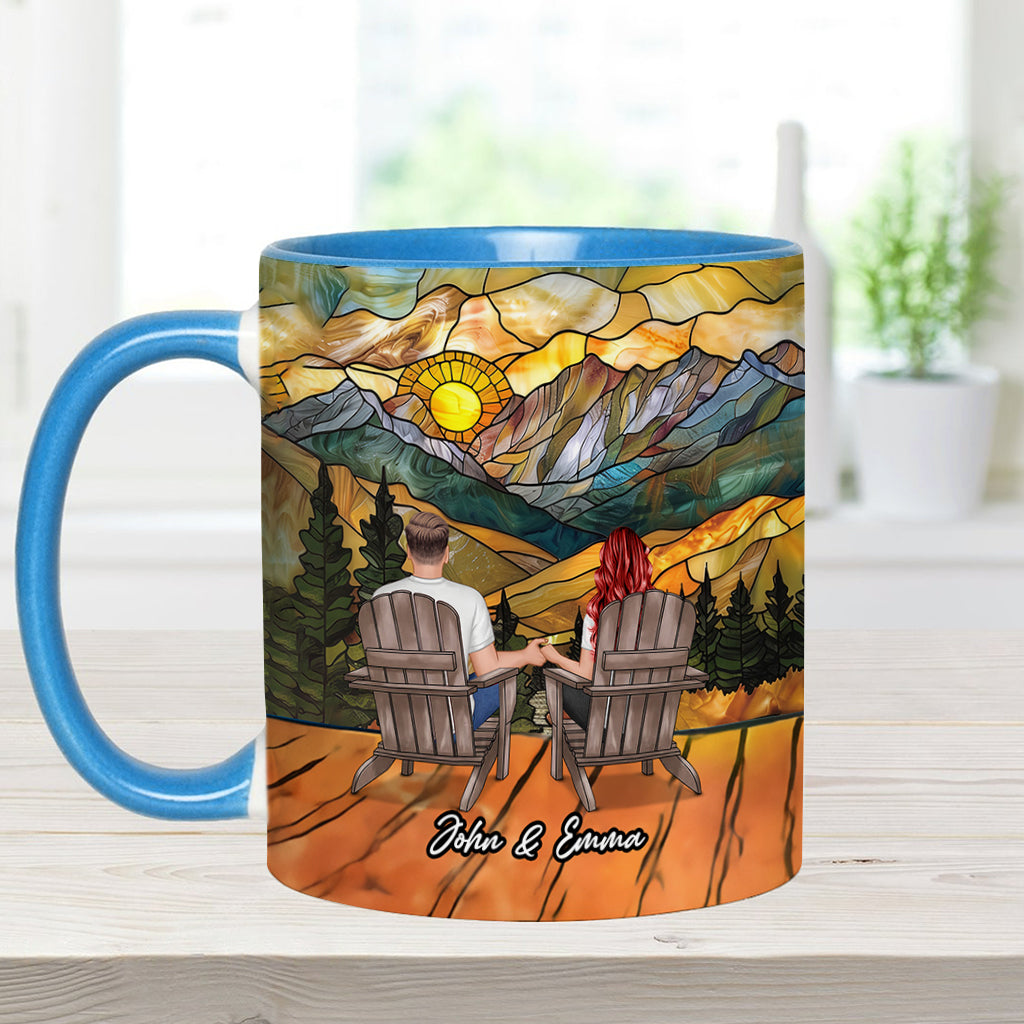 You And Me We Got This - Personalized Couple Accent Mug