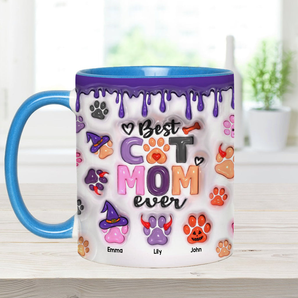 Die beste Hundemama, Katzenmama, Hundepapa, Katzenpapa aller Zeiten – personalisierte Tasse mit Hundemotiv