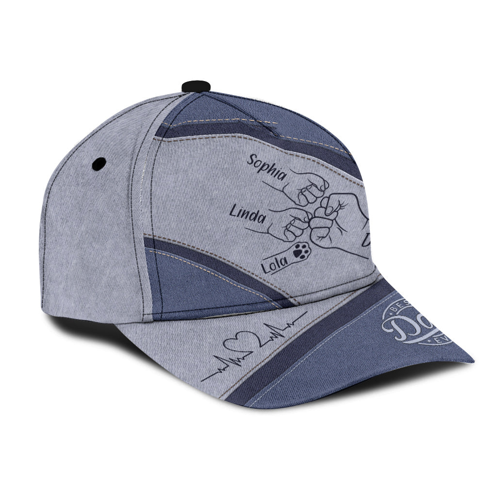 Best Dad Dog Dad Ever - Personalized Father Classic Cap
