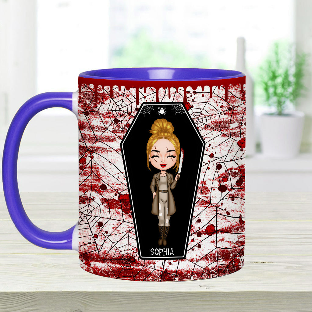 Move Over Hot Girl Summer It's The Spooky Bitch Season - Personalized Accent Mug