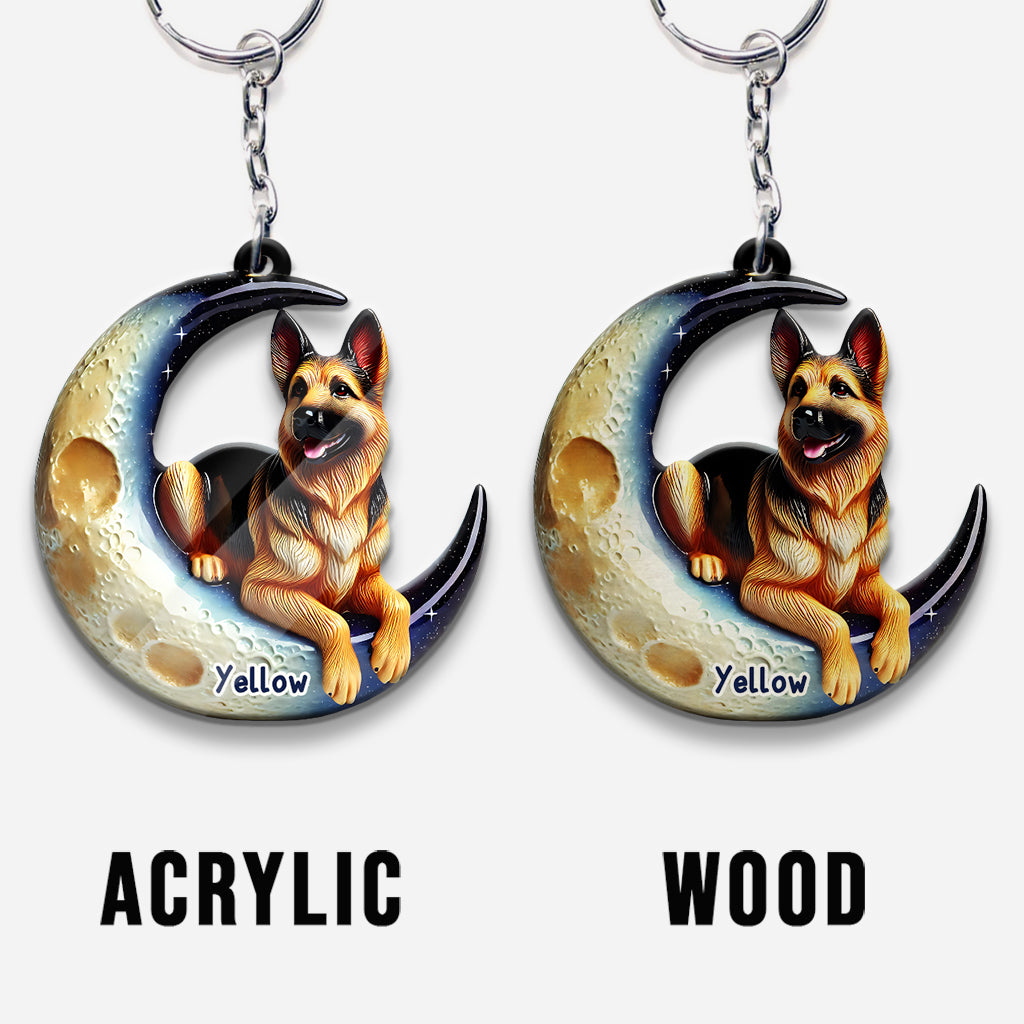J'aime mon chien - Porte-clés personnalisé pour chien