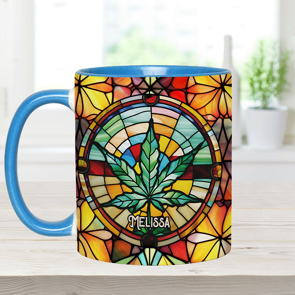 Il est 420 quelque part - Mug personnalisé avec une touche cannabis