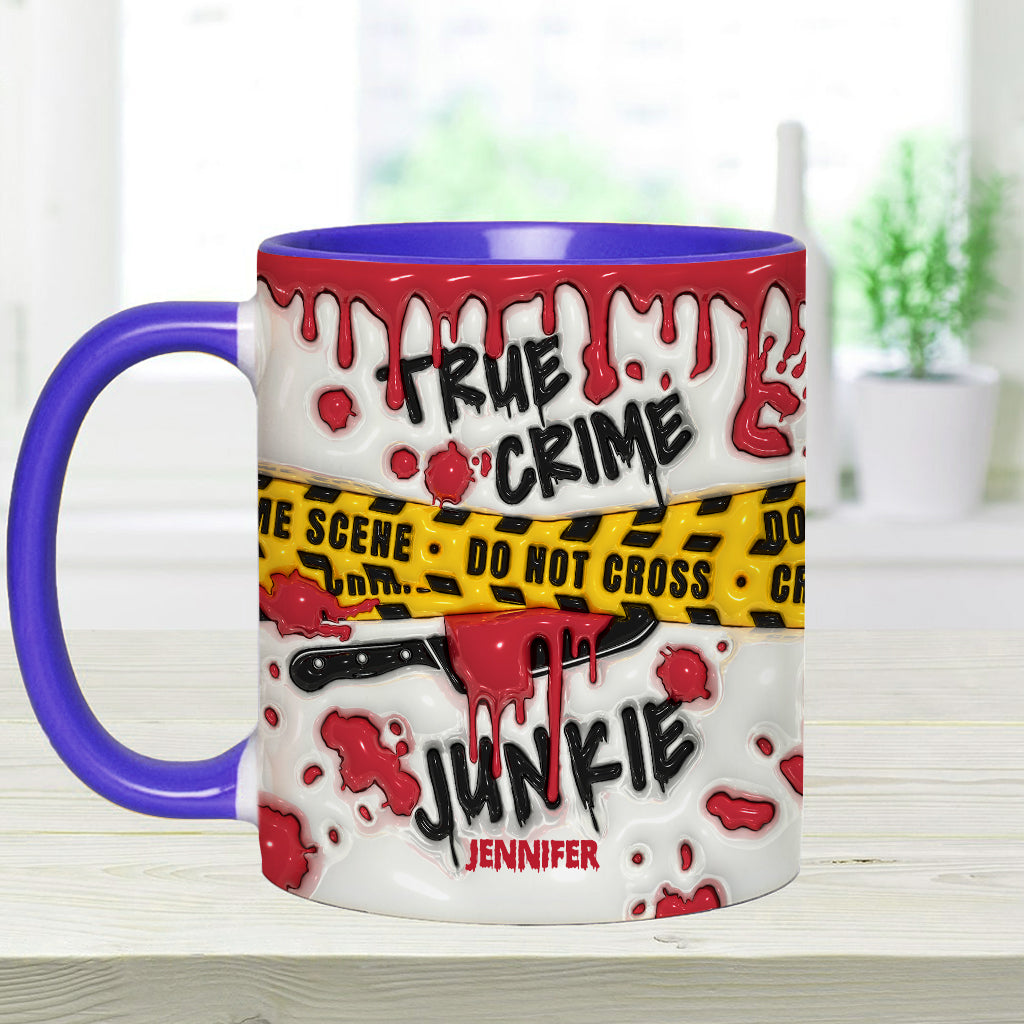 Do Not Cross - Personalized Accent Mug
