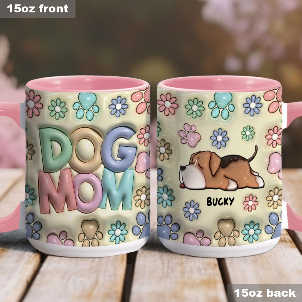 Hundemama, Hundepapa – personalisierte Tasse mit Hundemotiv