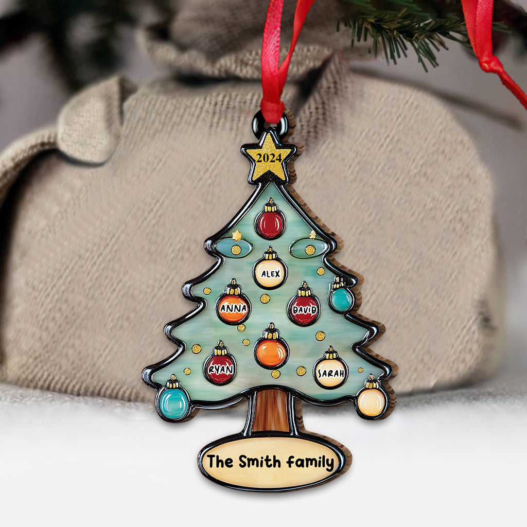 Frohe Weihnachten – Personalisierter Familienschmuck