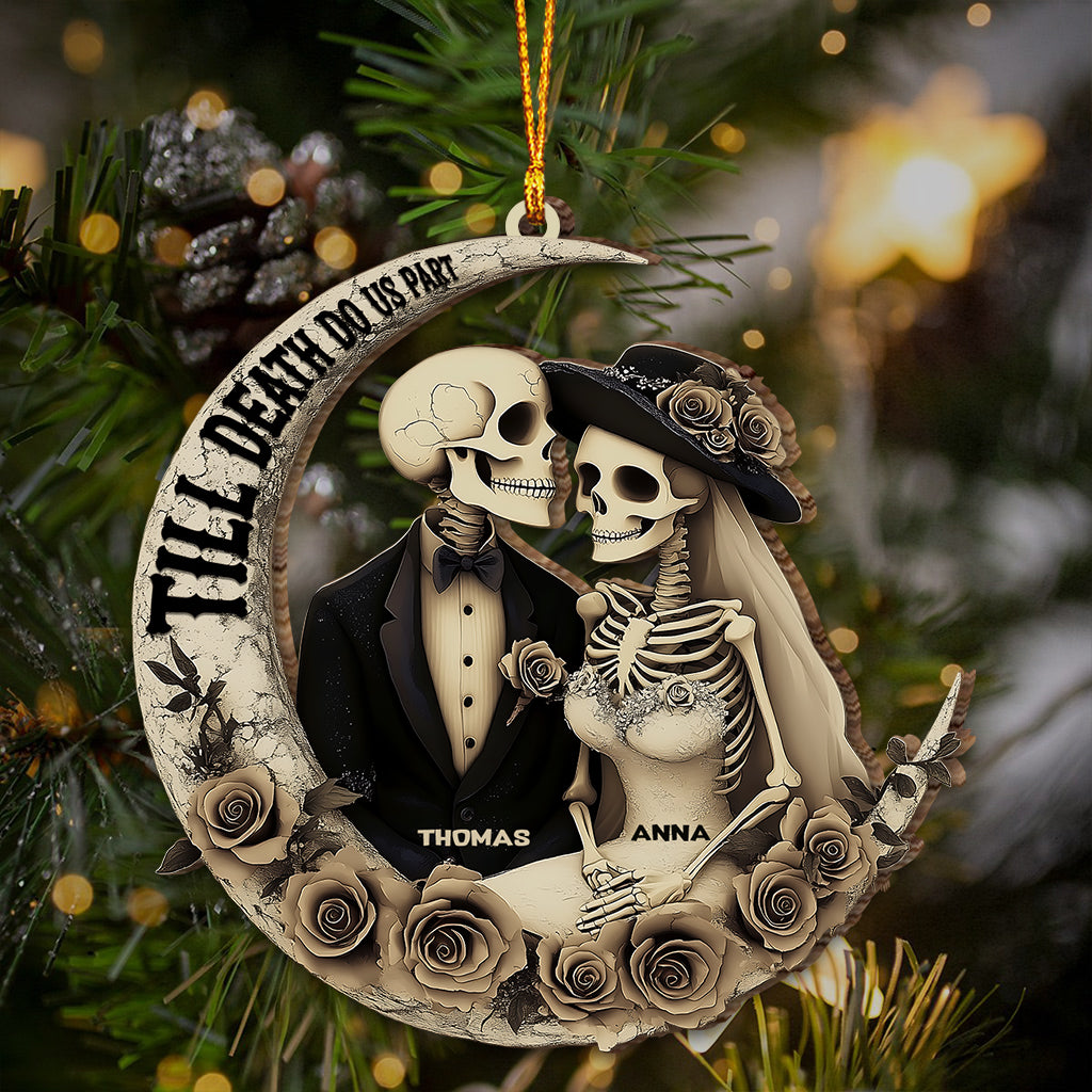 Bis dass der Tod uns scheidet – Personalisierter Totenkopf-Anhänger