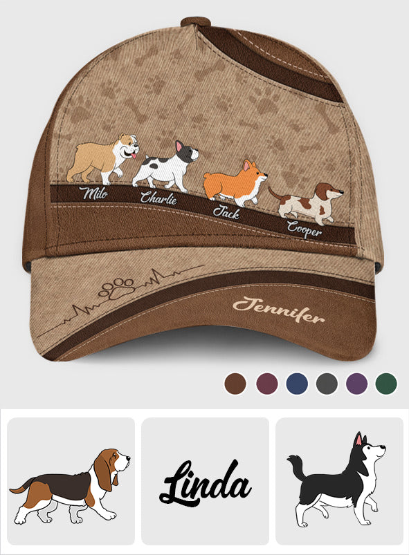 Ich liebe meine Hunde – Personalisierte klassische Hundekappe