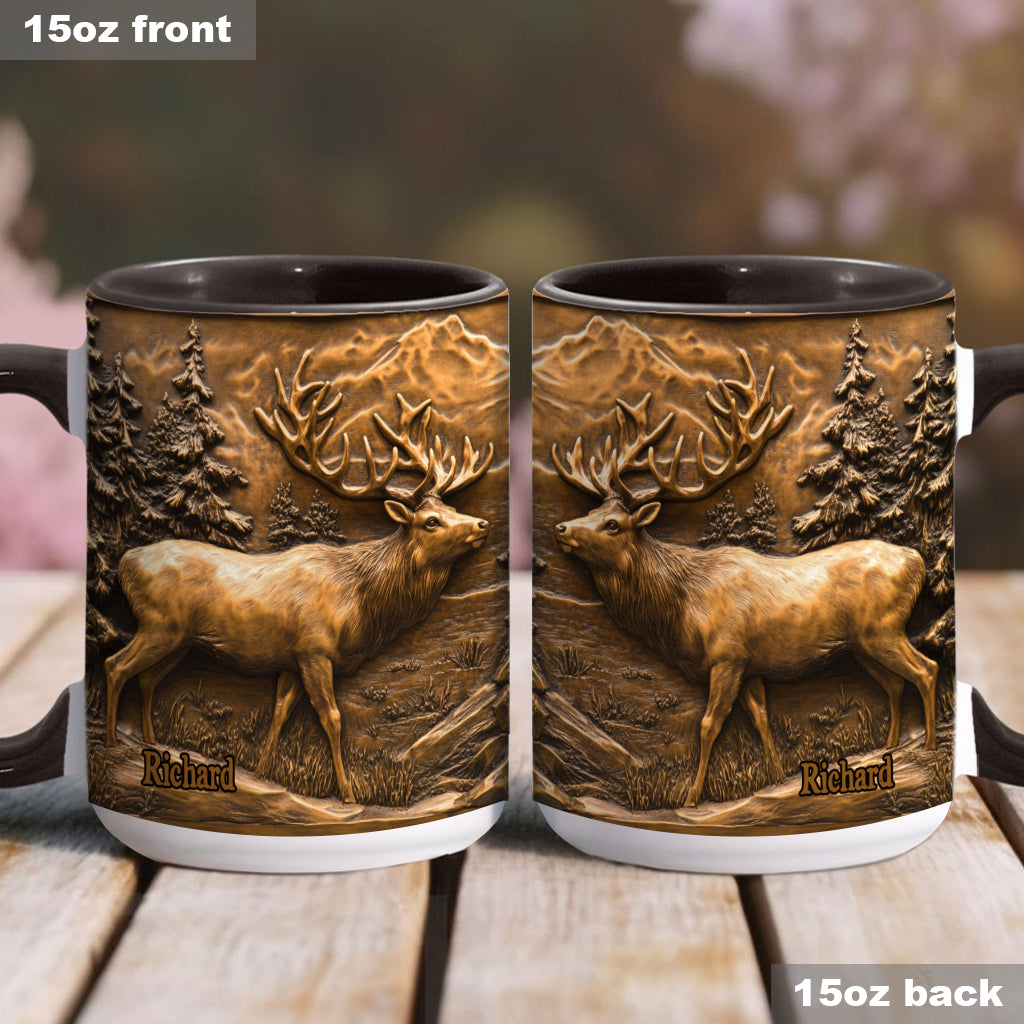 Mug personnalisé sur le thème de la chasse au cerf