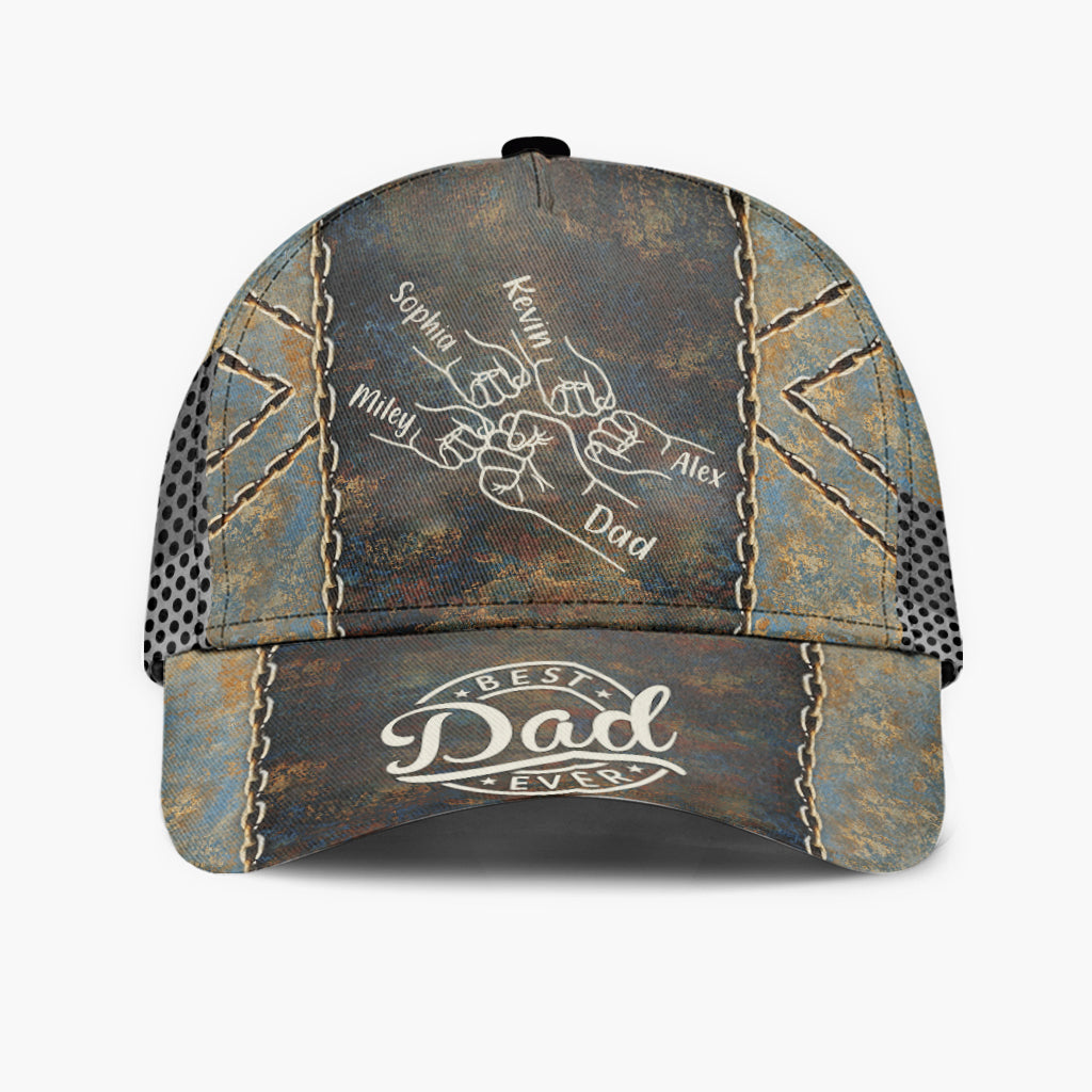 Best Dad Ever Fist - Personalized Father Classic Cap