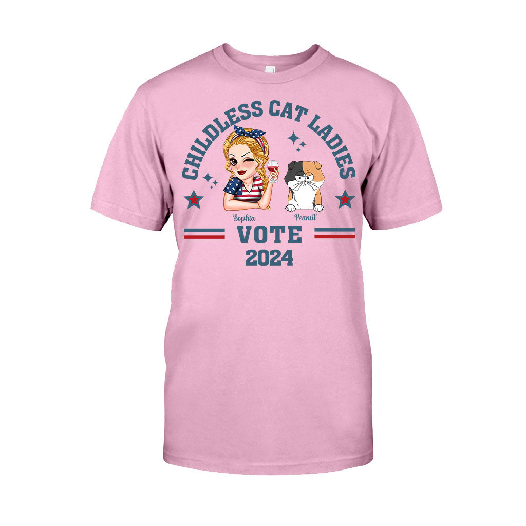 Childless Cat Ladies - Personalized Cat T-shirt And Hoodie