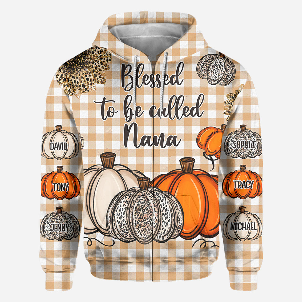Grandma's Little Pumpkins Any Title - Personalized Grandma All Over Shirt