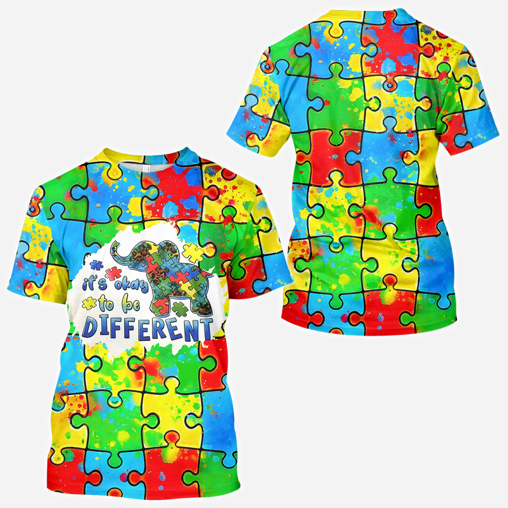 Es ist okay, anders zu sein – T-Shirt zur Sensibilisierung für Autismus