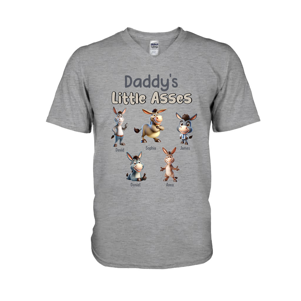 Daddy's Little Cuties - Personalized Father T-shirt And Hoodie