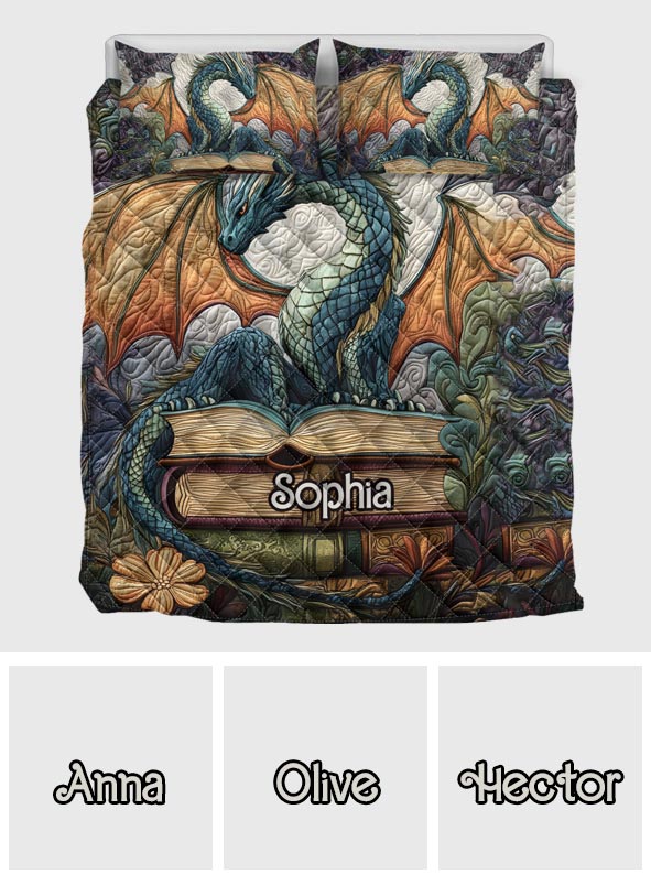 Twilight Guardian – Personalisiertes Drachen-Bettwäscheset
