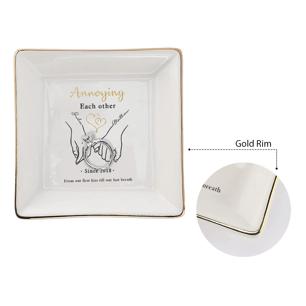Together Forever - Personalized Couple Jewelry Dish