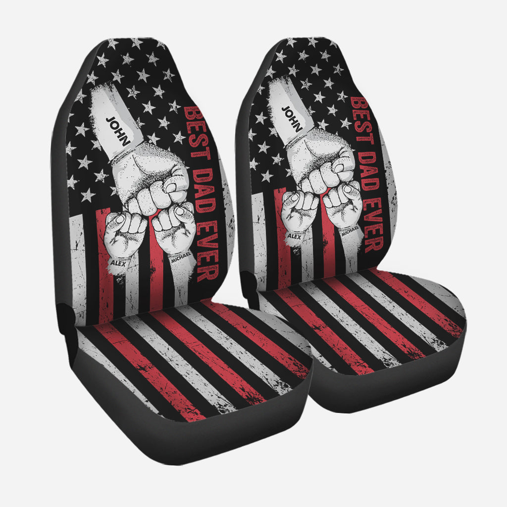 Best Dad Ever - Personalized Father Seat Covers