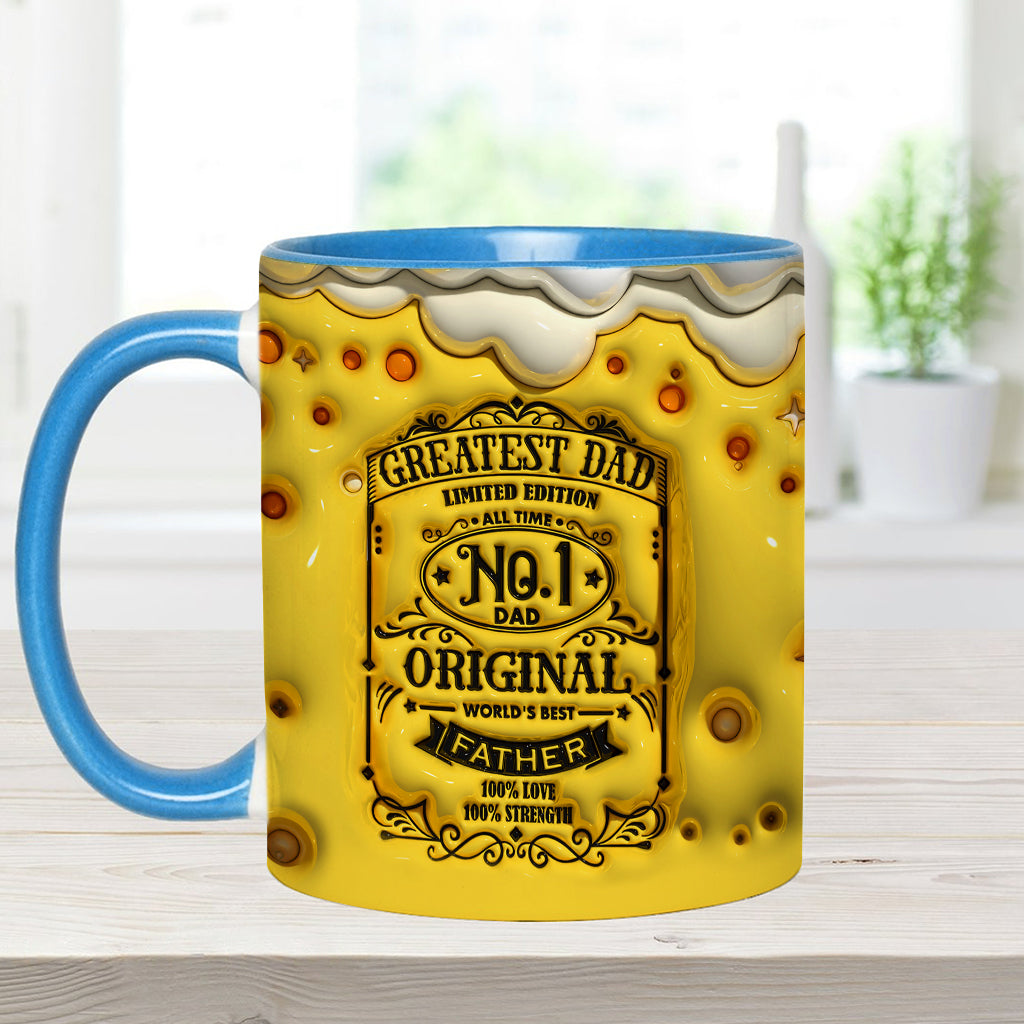 World's Best Dad - Personalized Father Accent Mug