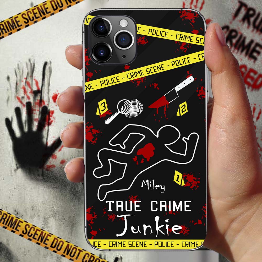 True Crime Junkie – Personalisierte Handyhülle