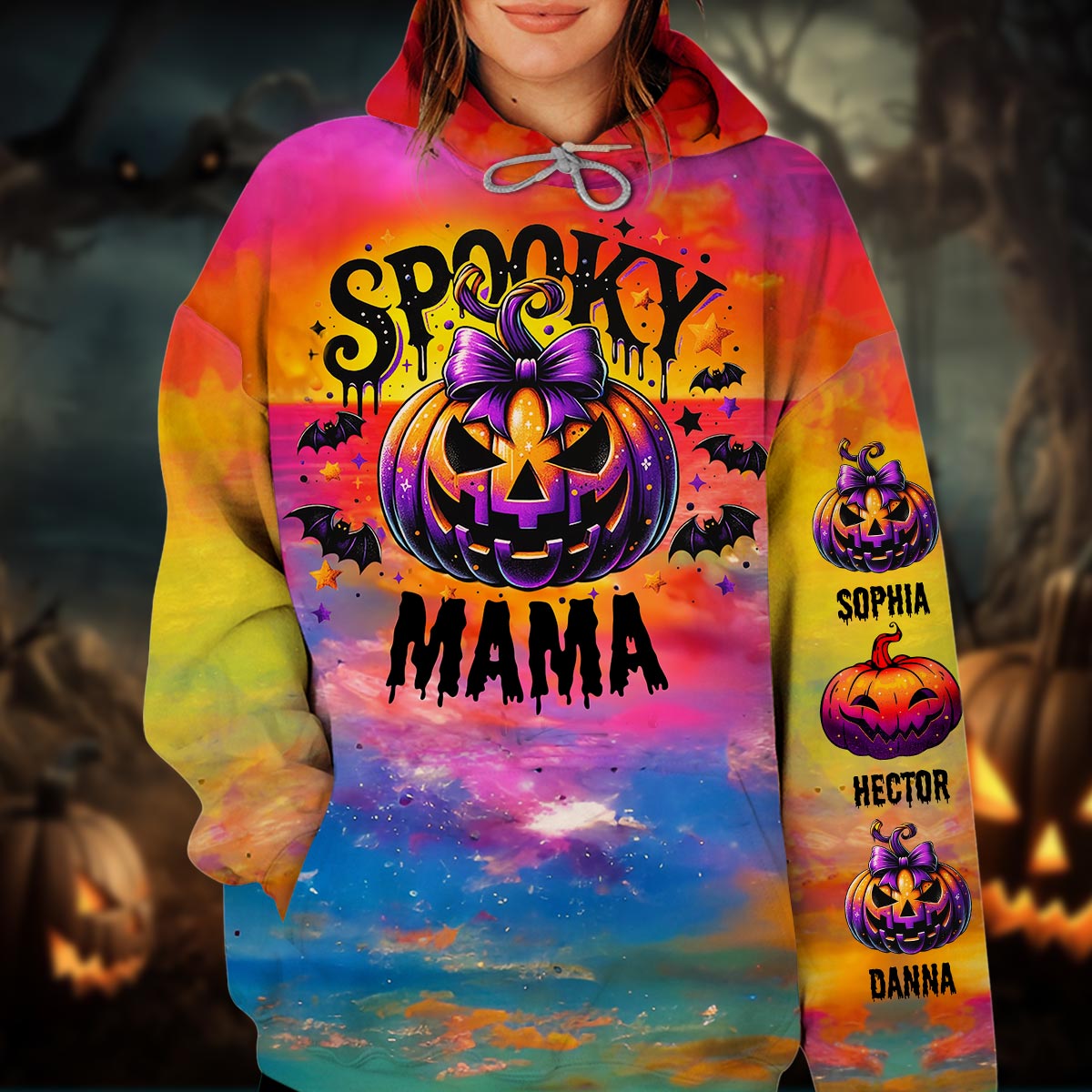 Spooky Mama - Personalized Mother All Over Shirt