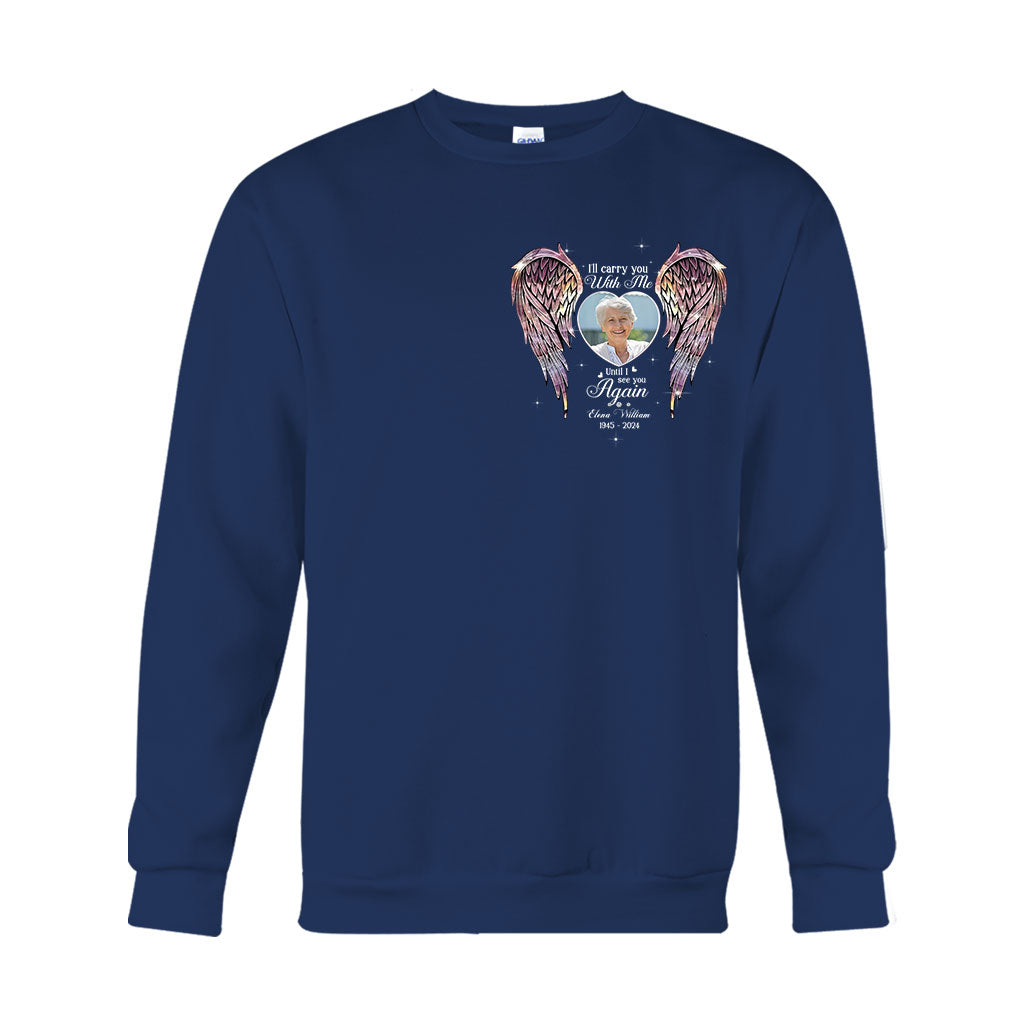 Memorial Wings Your Wings Were Ready But My Heart Was Not - Personalized Memorial T-shirt And Hoodie