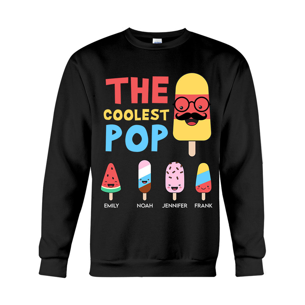 The Coolest Pop - Personalized Grandpa T-shirt And Hoodie