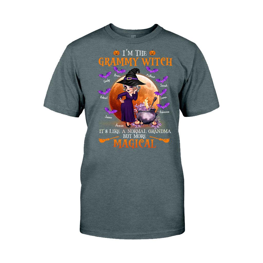 Grandma Witch Like A Normal Grandma But More Magical - Personalized Grandma T-shirt And Hoodie