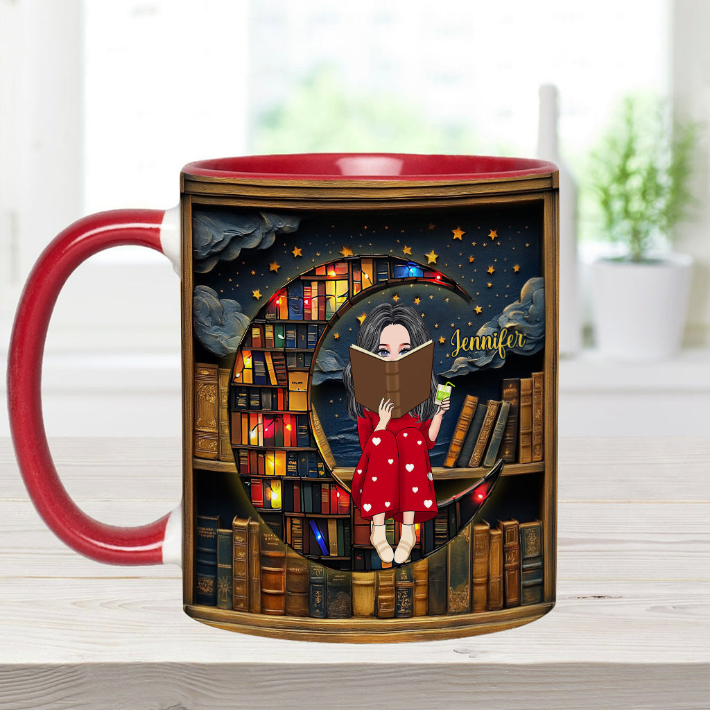 Mug personnalisé « Juste une fille qui aime les livres »