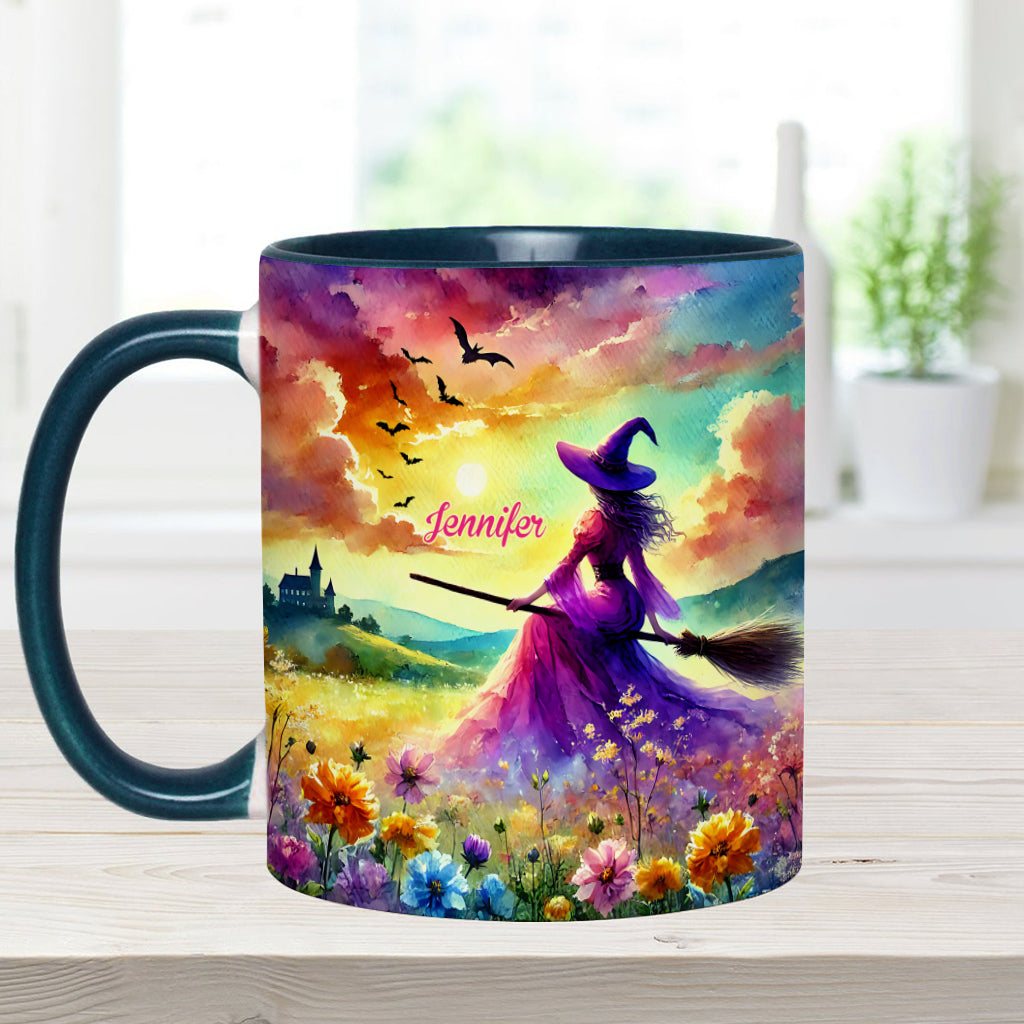 Beautiful Witch - Personalized Witch Accent Mug