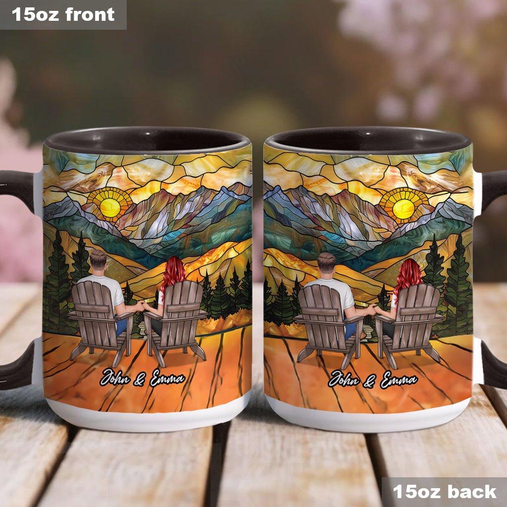 You And Me We Got This - Personalized Couple Accent Mug