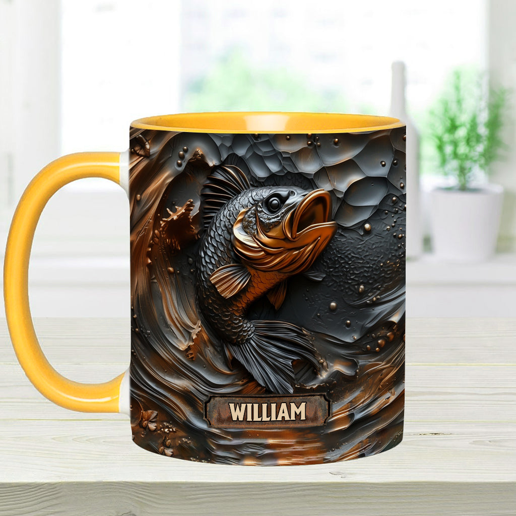 Mug personnalisé pour les passionnés de pêche -