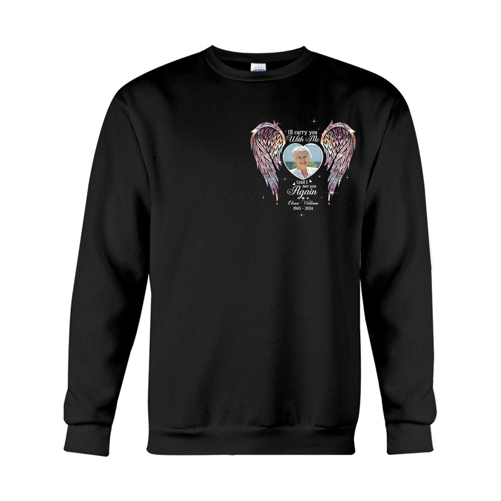 Memorial Wings Your Wings Were Ready But My Heart Was Not - Personalized Memorial T-shirt And Hoodie