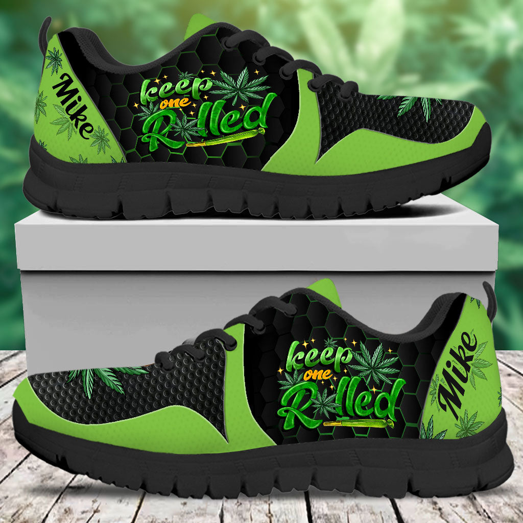 Keep One Rolled 420 - Personalized Weed Sneakers