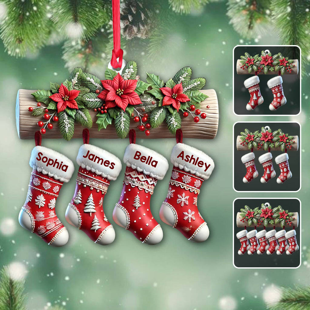 Weihnachtsstrümpfe – personalisierter Familienschmuck
