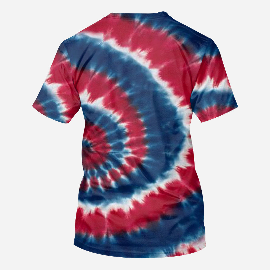 Tongs, feux d'artifice et liberté - T-shirt patriotique personnalisé