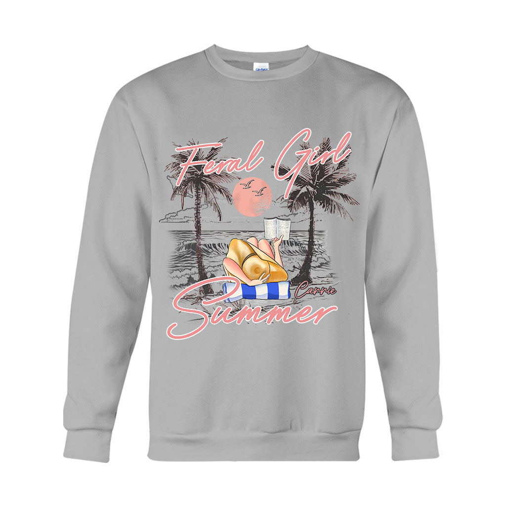 Feral Girl – Personalisiertes T-Shirt und Hoodie für Meeresliebhaberinnen