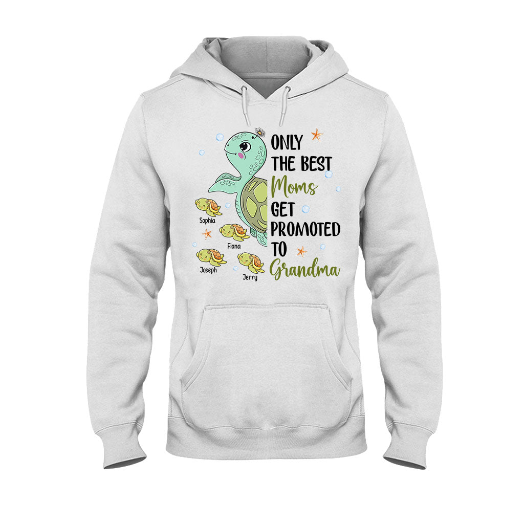 Seules les meilleures mamans deviennent grand-mères - T-shirt et sweat à capuche personnalisés pour grand-mère