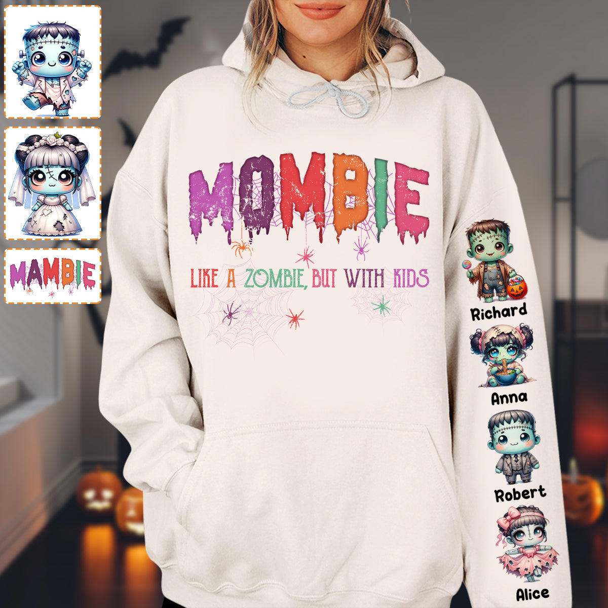Mombie - Personalized Mother All Over Shirt
