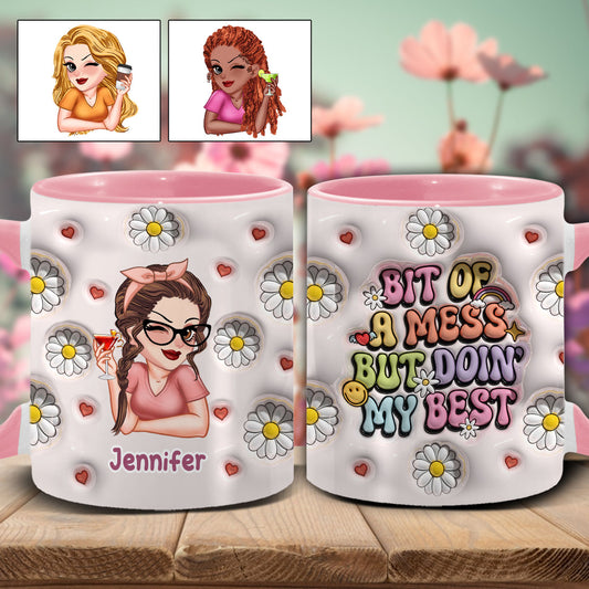 Ich gebe mein Bestes – personalisierte Tasse